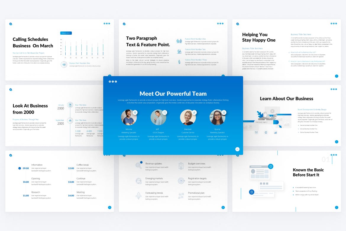 高品质的时尚高端年度商业报告PPT模板（pptx）