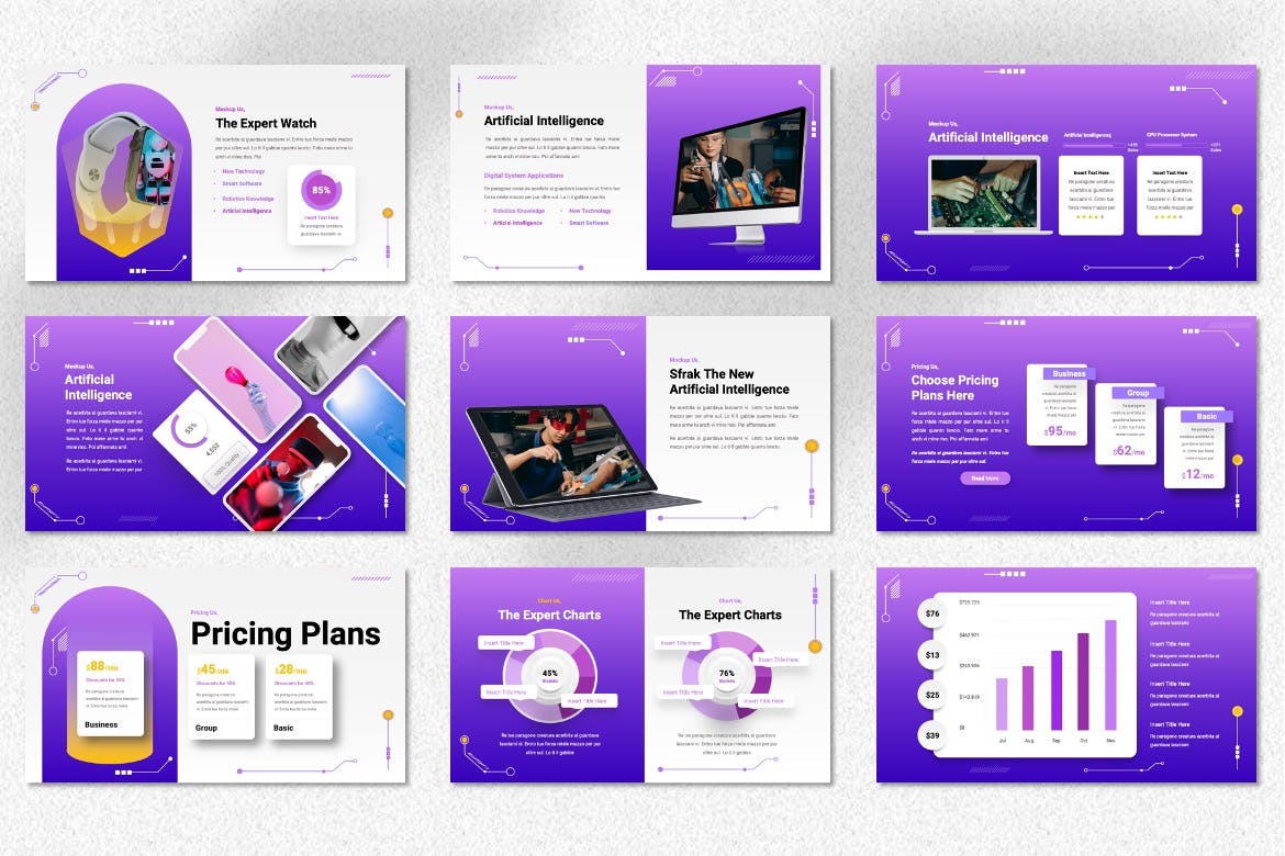 Sfrak – 精美技术主题PPT模板(PPTX)