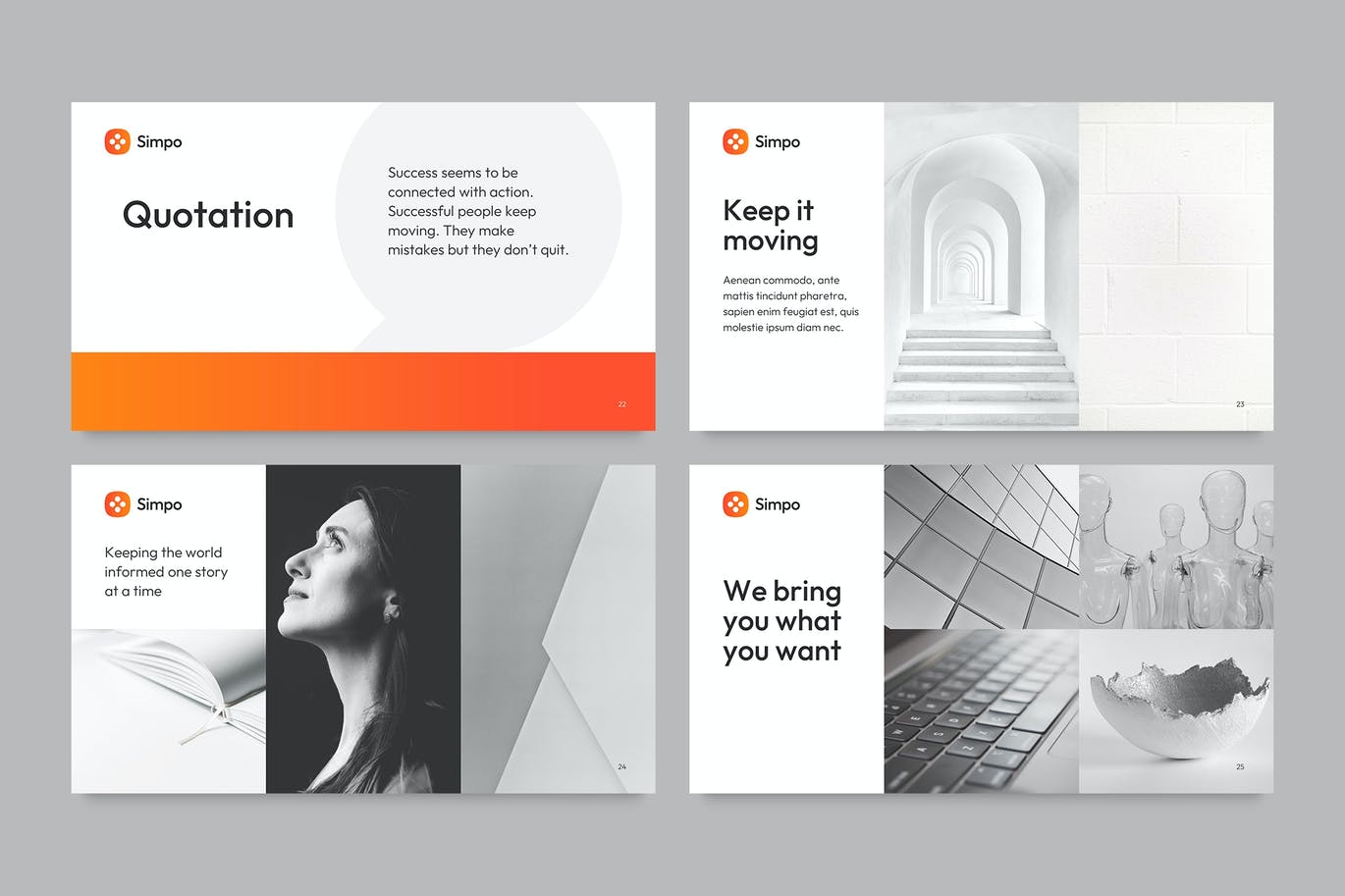 高品质的时尚高端简约清新多用途的现代风格PPT模板（pptx）