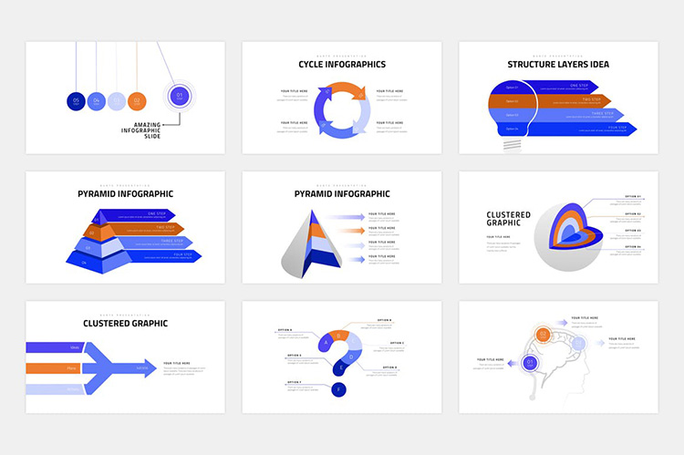 企业宣传ppt模板精选笔刷图形作品集展示旅游摄影团队介绍ppt素材