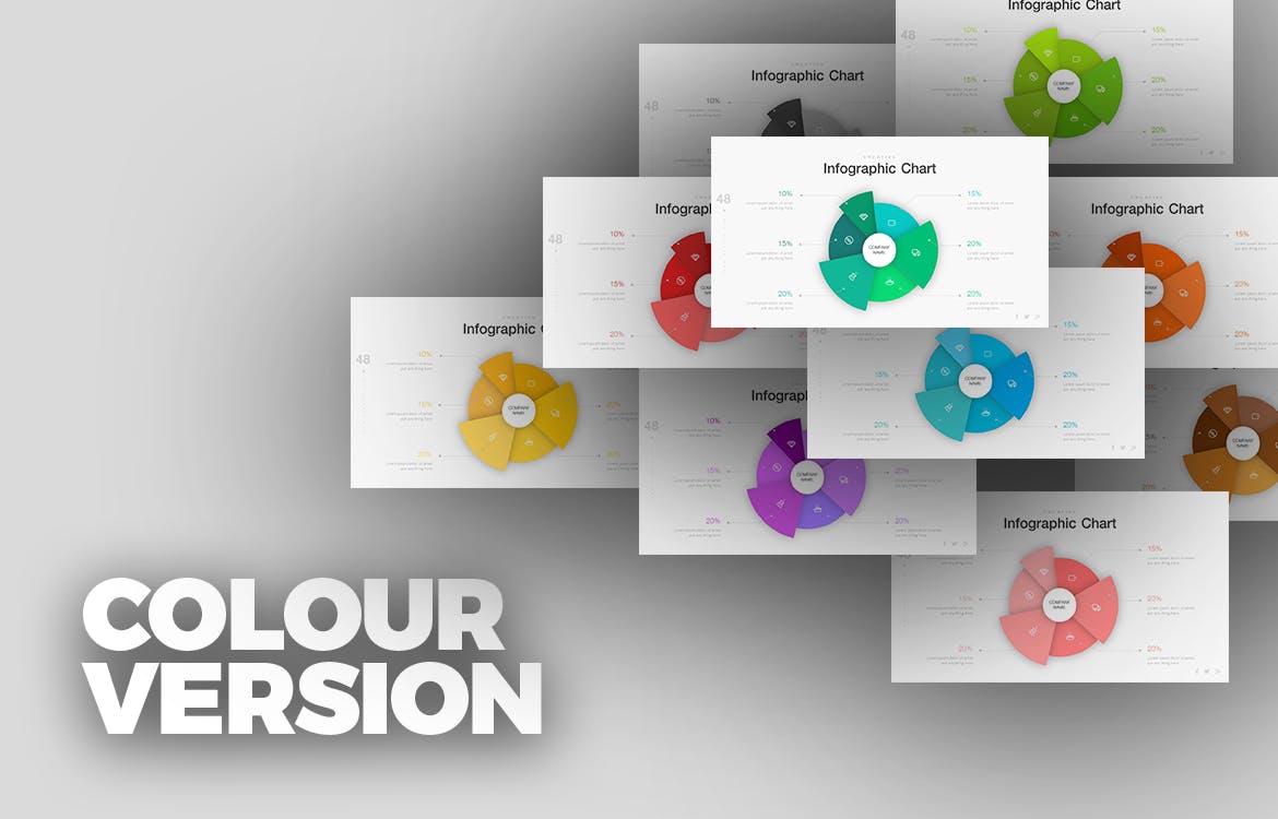 蓝色ppt模板创意数据3d立体图形企业商务风工作汇报总结ppt素材新
