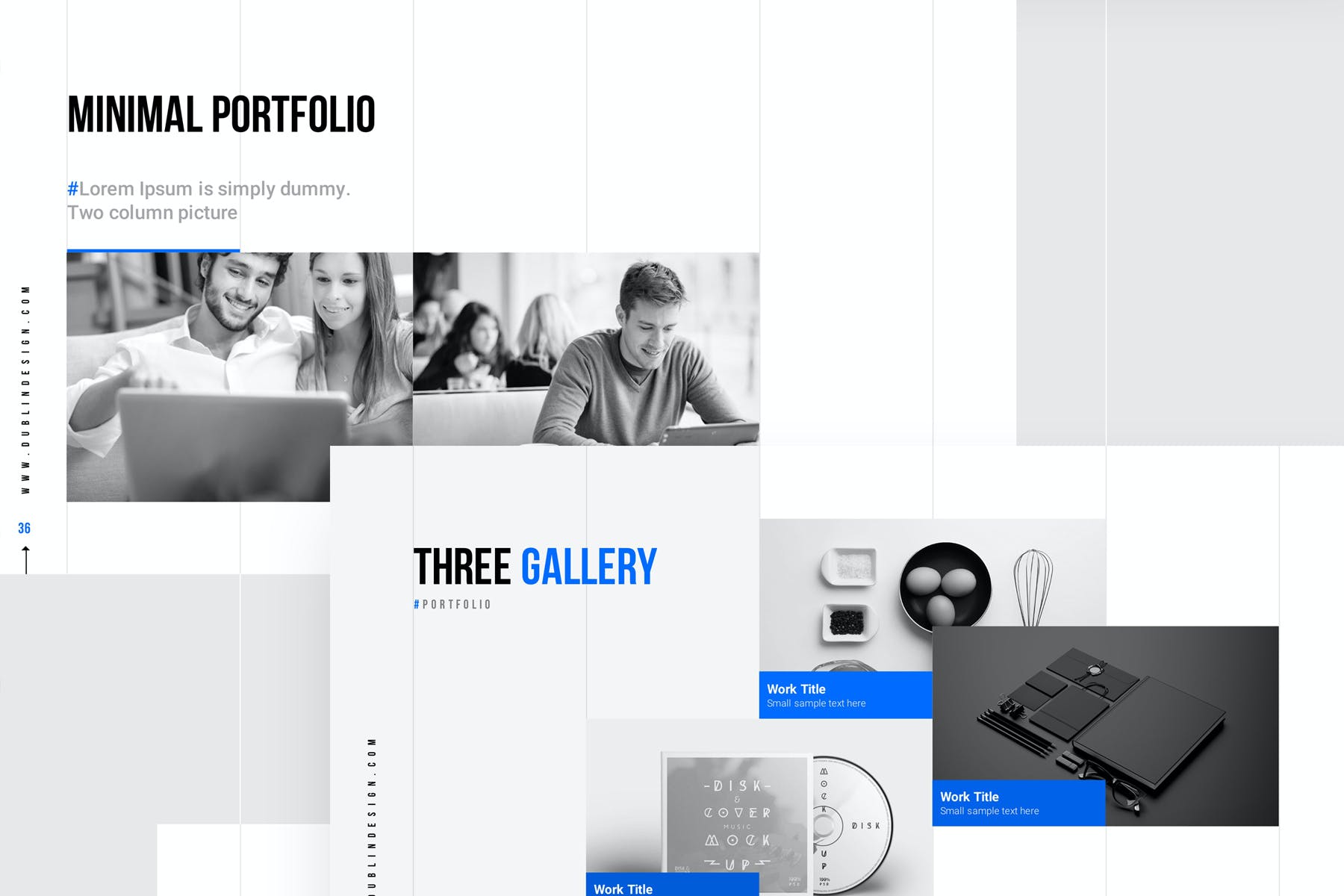 商务ppt模板精选欧美简约创意平面设计公司介绍 动态ppt素材新款