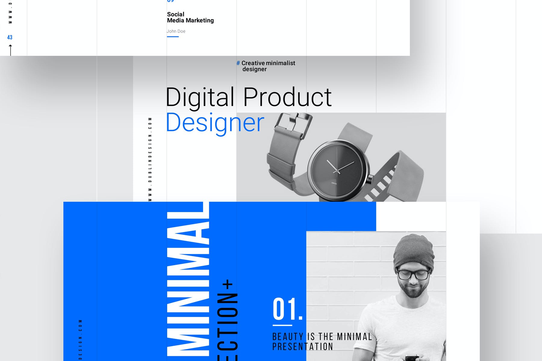 商务ppt模板精选欧美简约创意平面设计公司介绍 动态ppt素材新款