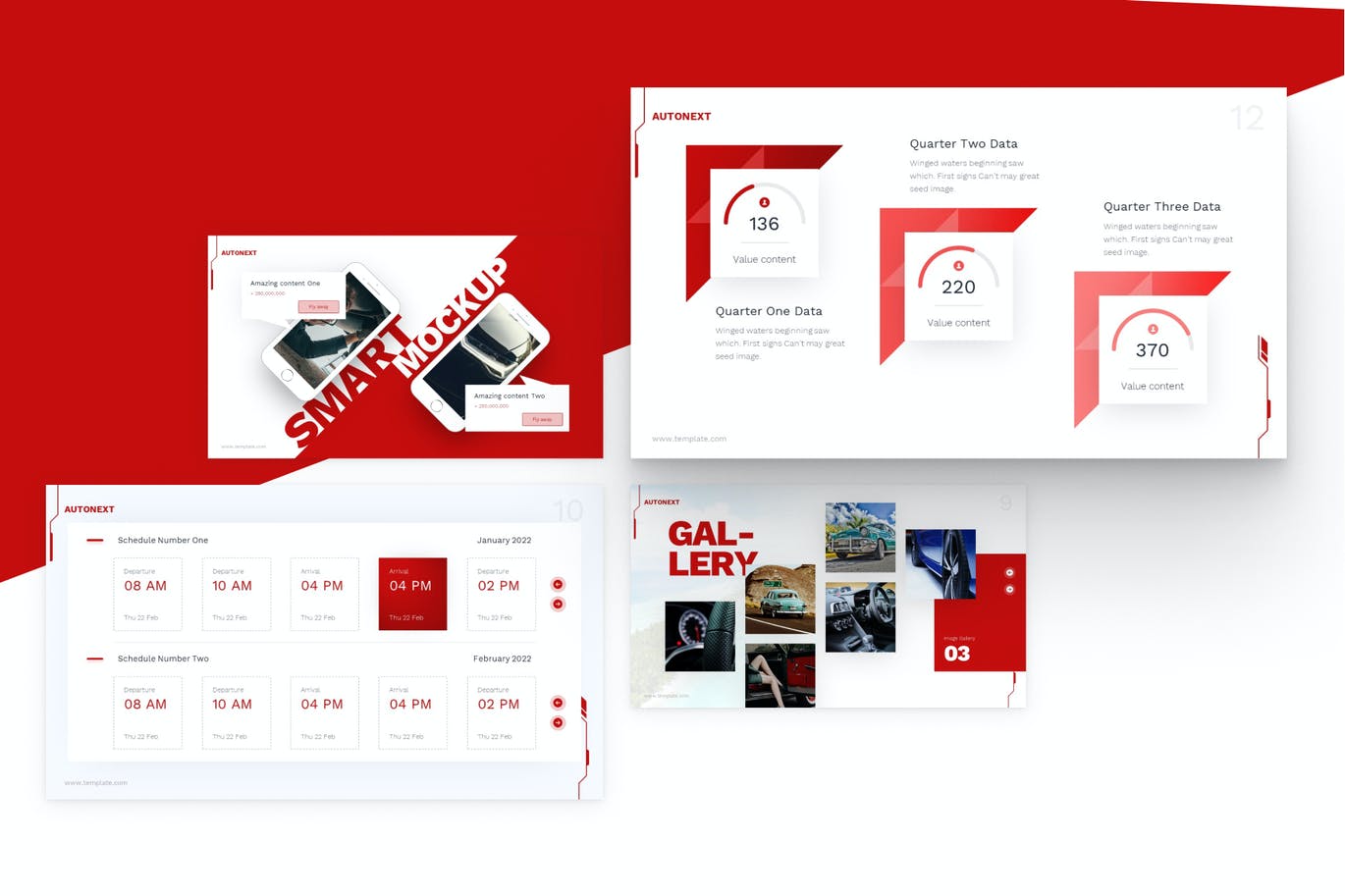 2022汽车业务年度报告PPT模版下载（PPTX）