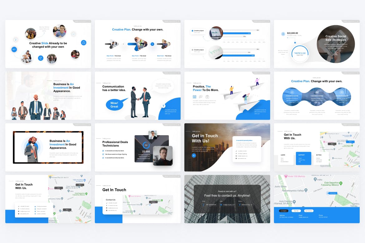 专业的高品质时尚高端清新多用途PPT模板（pptx）