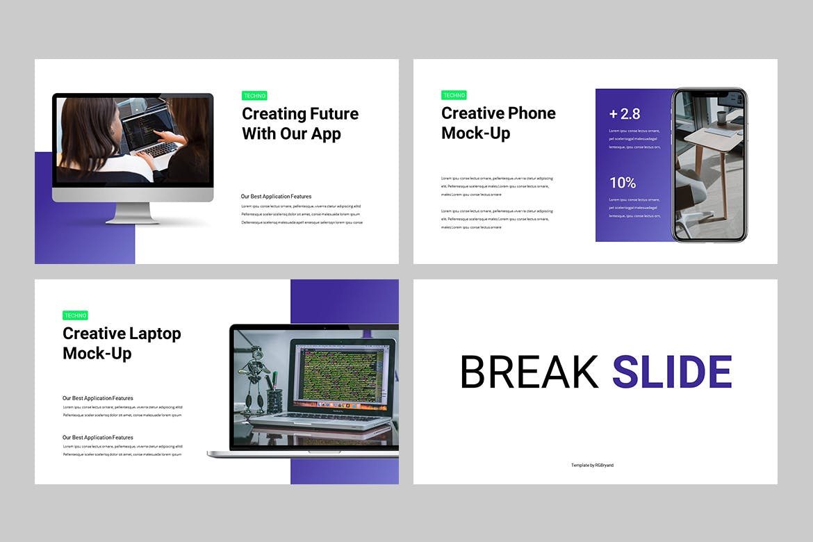 TECHIMA – 科技数据PPT模板(PPTX)