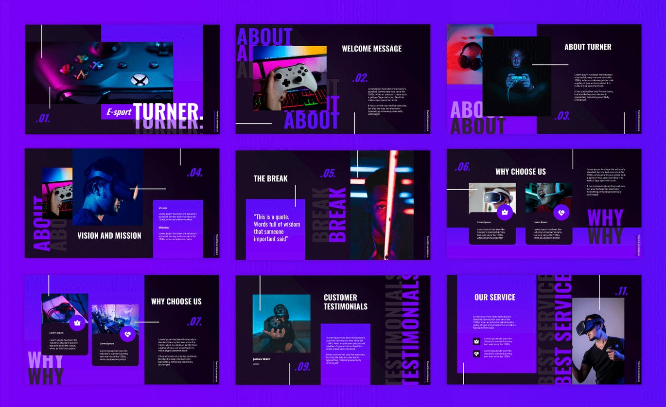 时尚运动PPT模版下载（PPTX）