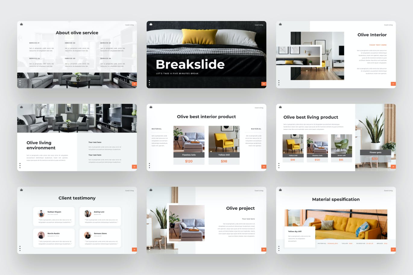 高品质的时尚高端简约多用途PPT模板（pptx）