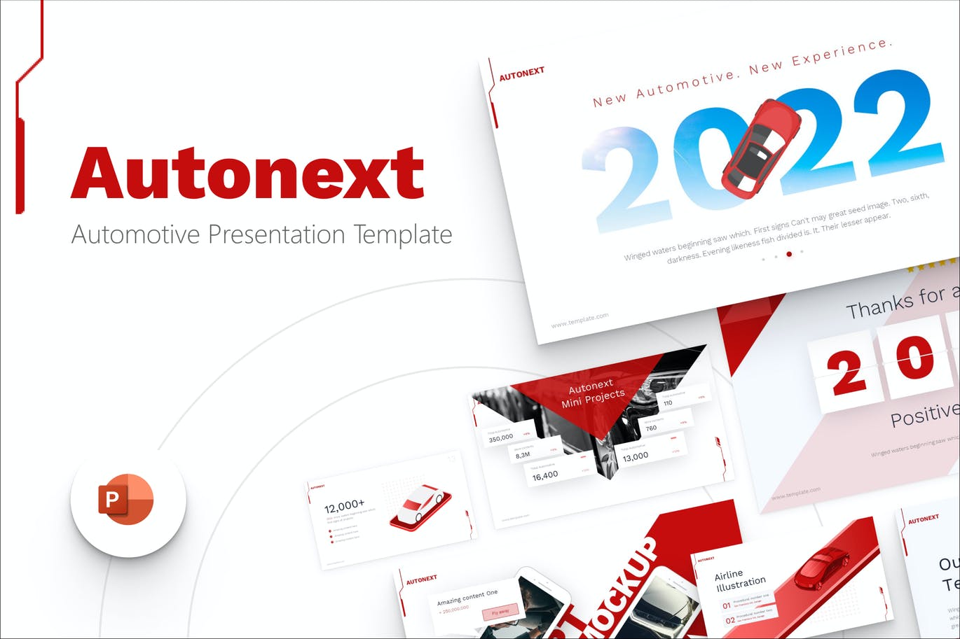 2022汽车业务年度报告PPT模版下载（PPTX）