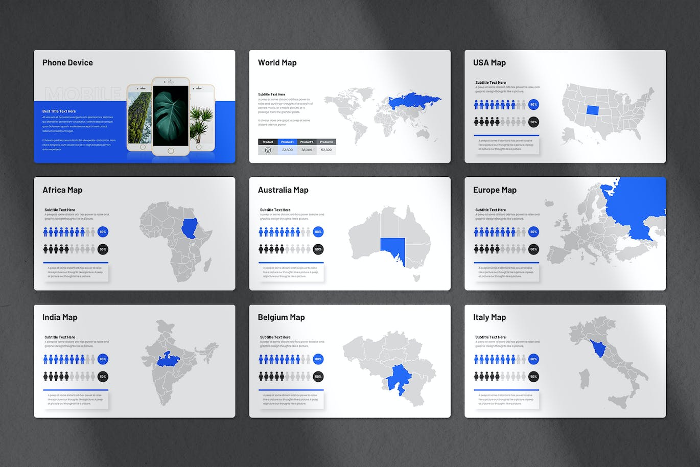 营销计划PPT图标模板下载 (PPTX)