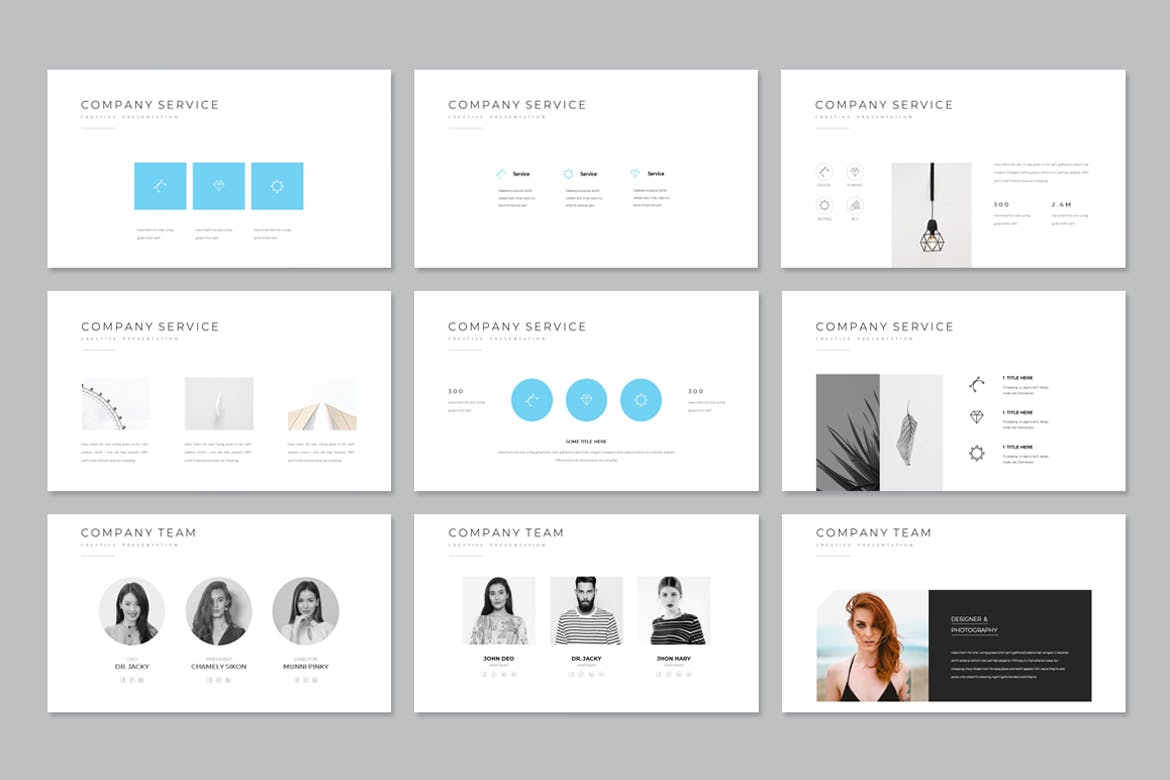 极简业务介绍ppt模板 (PPTX)