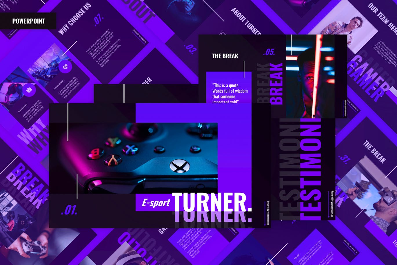 时尚运动PPT模版下载（PPTX）