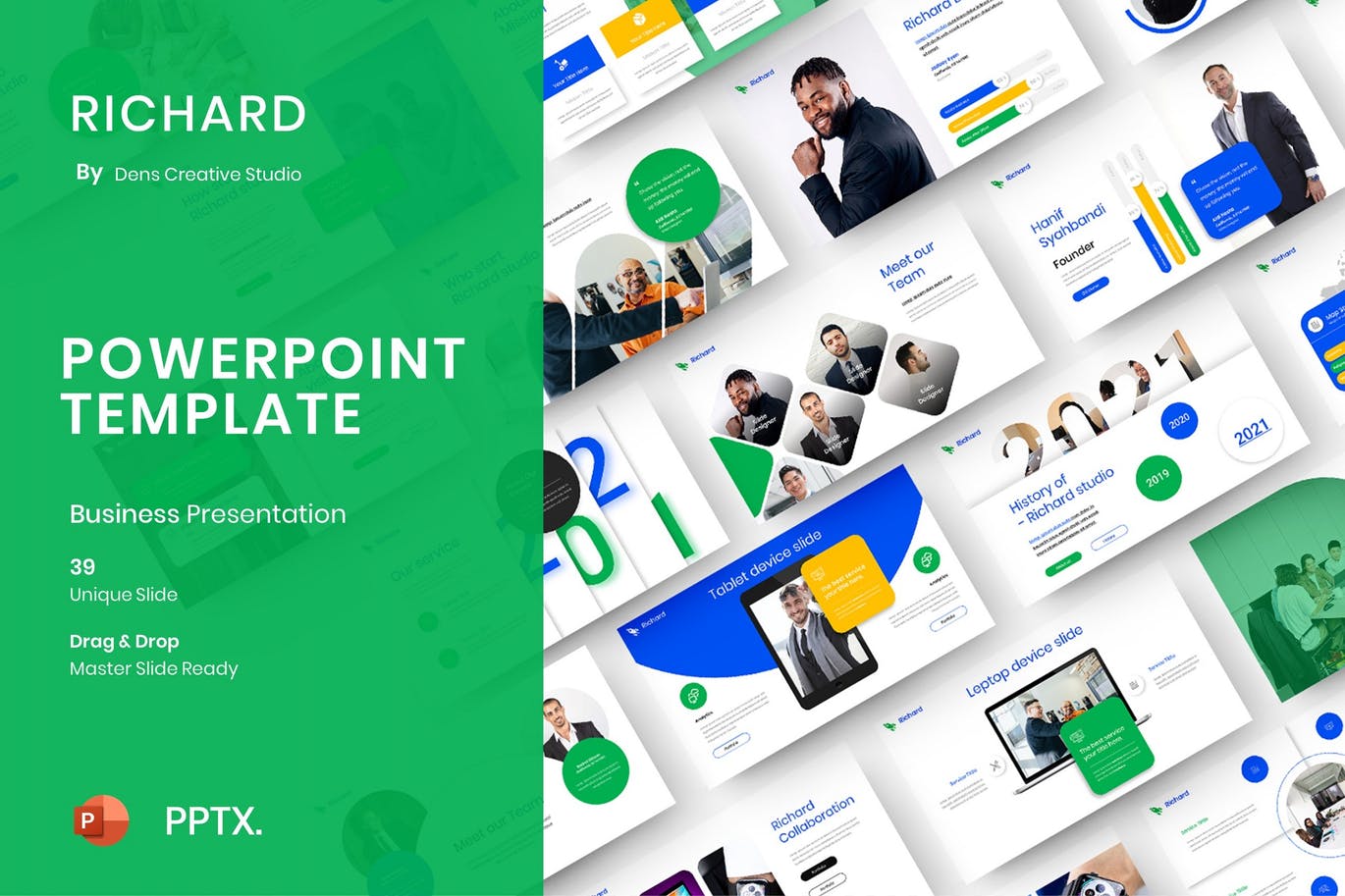 Richard – 高端商业计划书演示模板(PPTX)