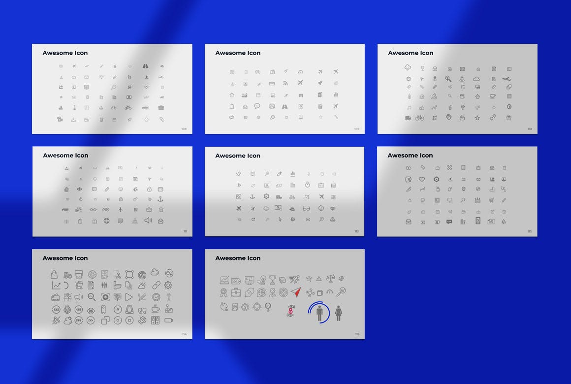 商业项目图表ppt演示模板 (PPTX)