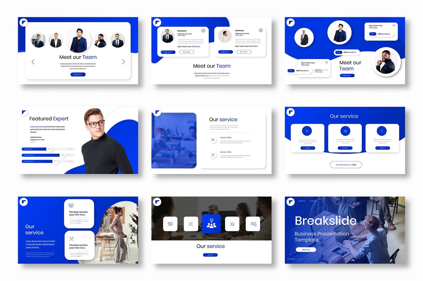 Featured – 精美通昱工作汇报商业计划演示模板(PPTX)