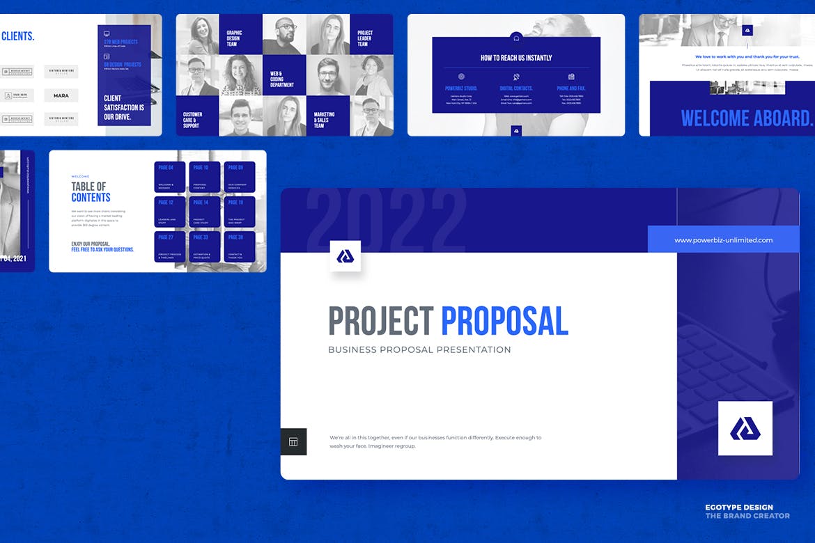 时尚高端专业的高品质项目建议书PPT模板（pptx）