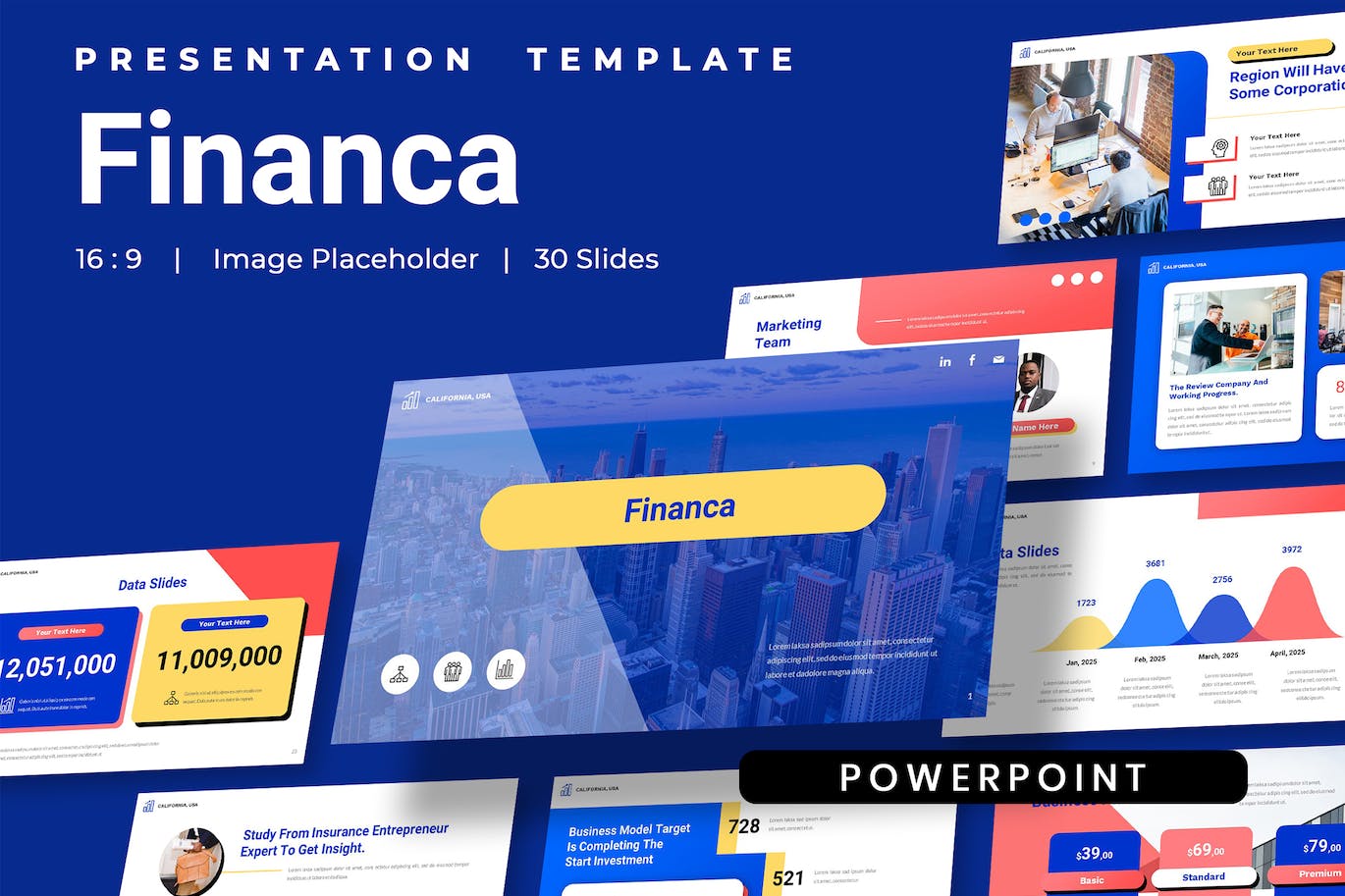 初创公司报告商业ppt模板 (PPTX,PPT)