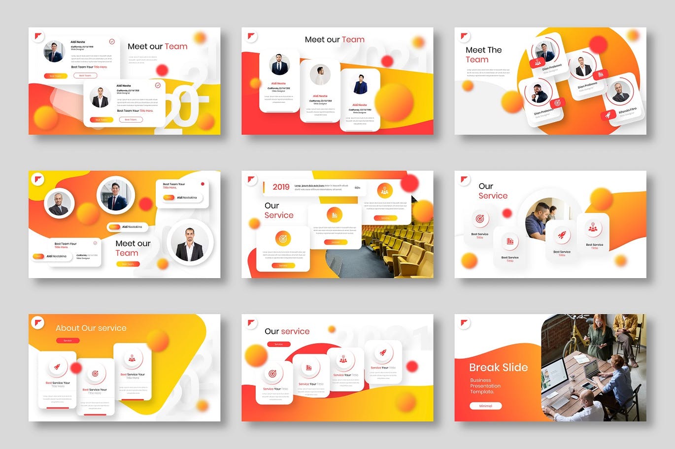 Nevada – 高端商务彩色PPT模板(PPTX)