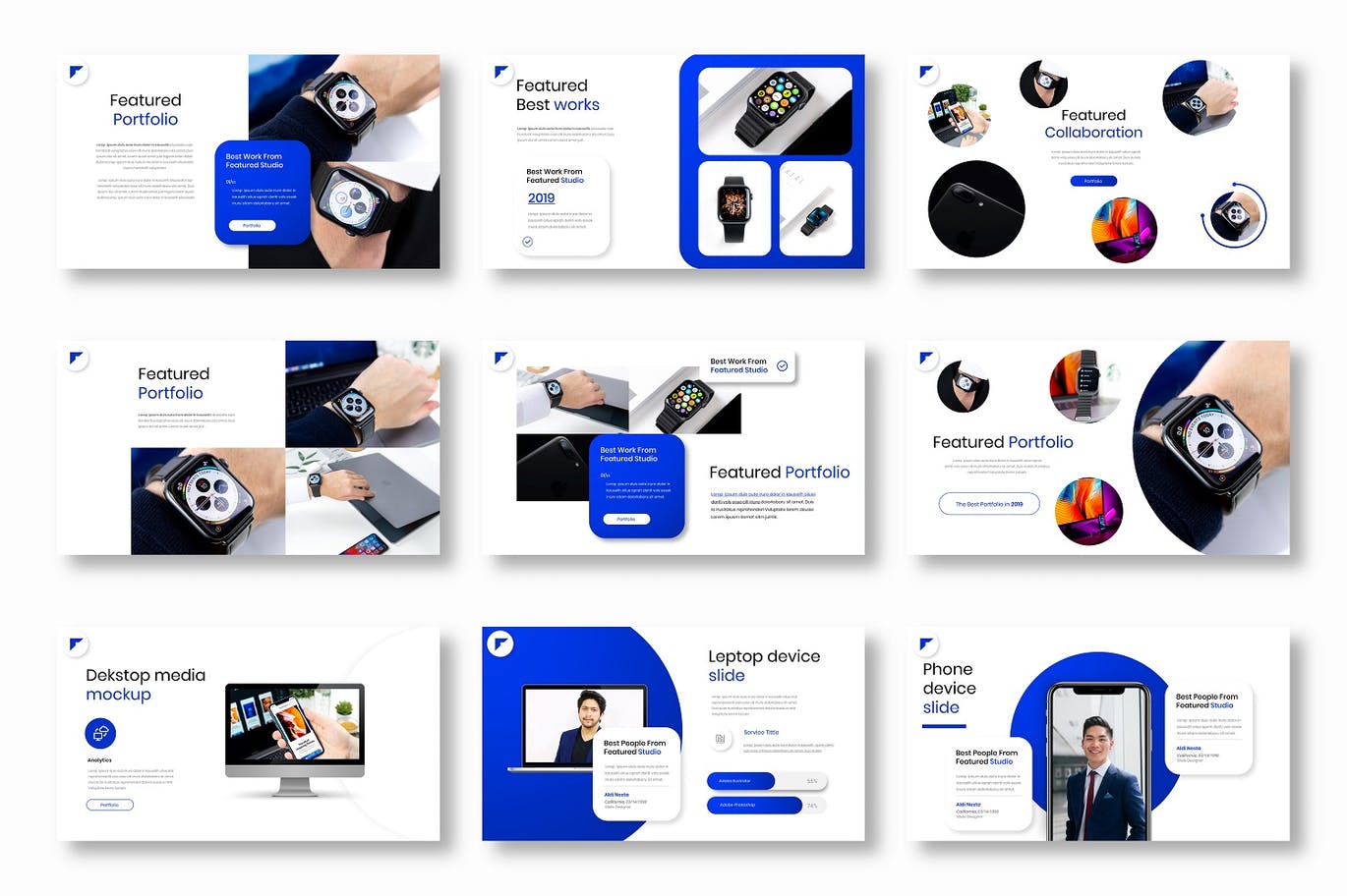 Featured – 精美通昱工作汇报商业计划演示模板(PPTX)