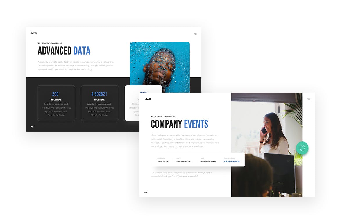 时尚高端专业的高品质商业商务PPT模板（pptx）