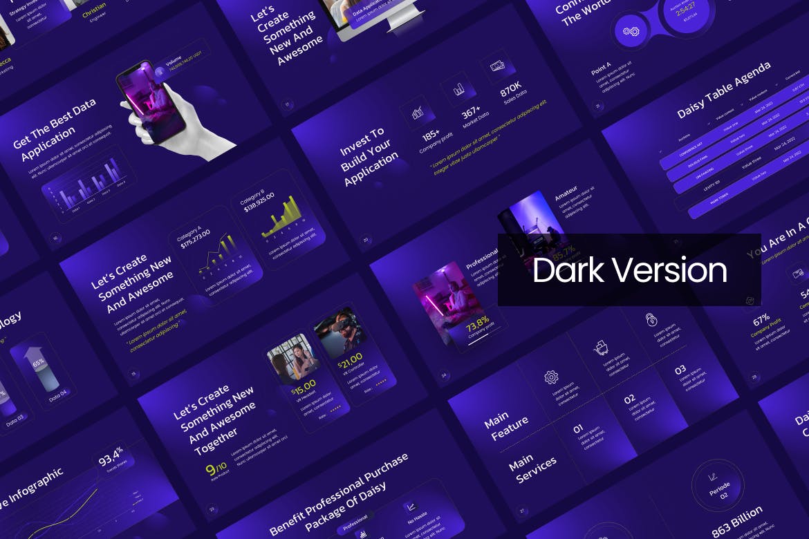 未来科技ppt模板 (PPTX)