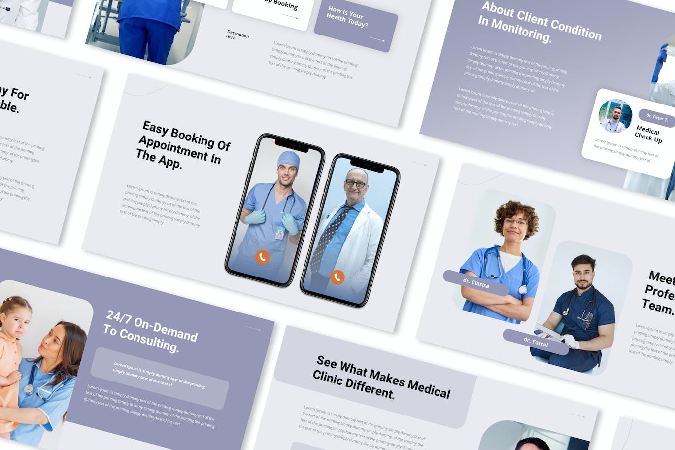 医疗体检检查ppt模板 (PPT,PPTX)