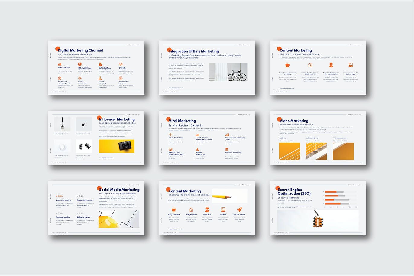 时尚高端专业的高品质PPT演示模板（pptx）