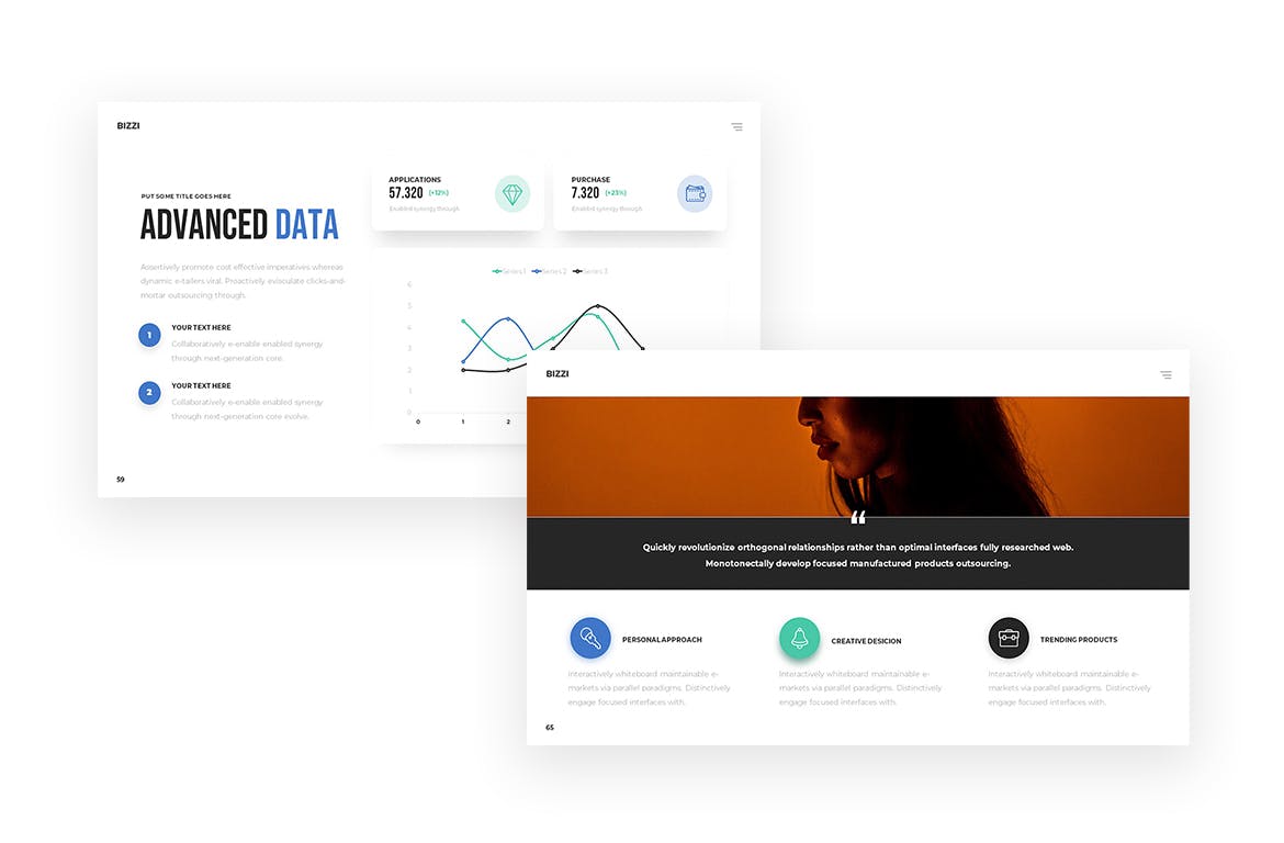 时尚高端专业的高品质商业商务PPT模板（pptx）