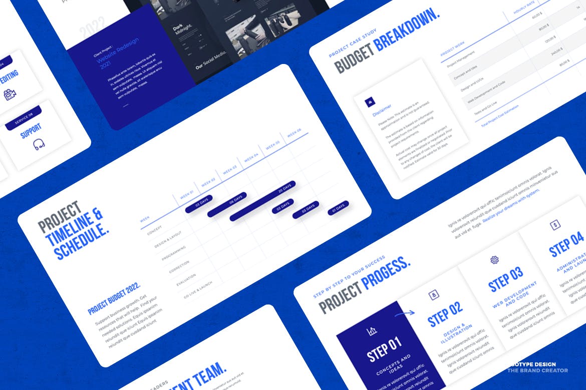 时尚高端专业的高品质项目建议书PPT模板（pptx）