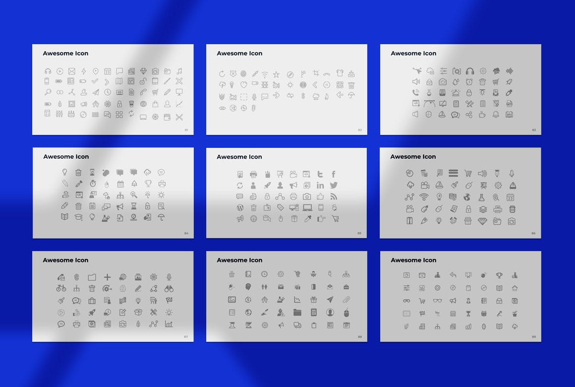 商业项目图表ppt演示模板 (PPTX)