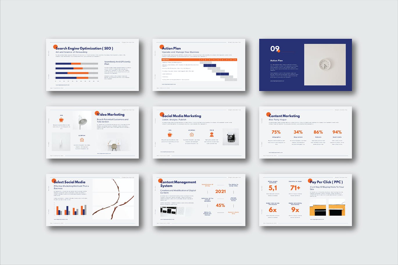 时尚高端专业的高品质PPT演示模板（pptx）