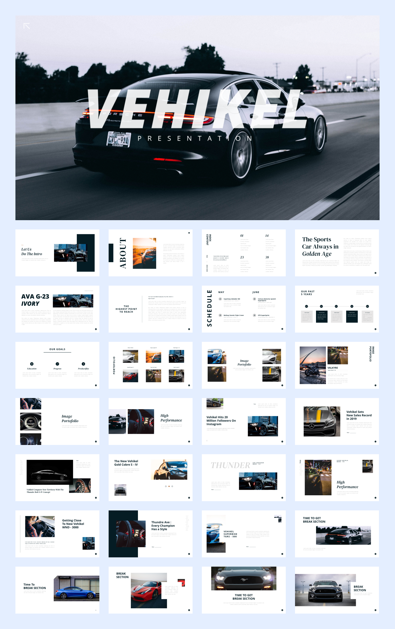 文艺时尚！22套国外文艺时尚风PPT设计