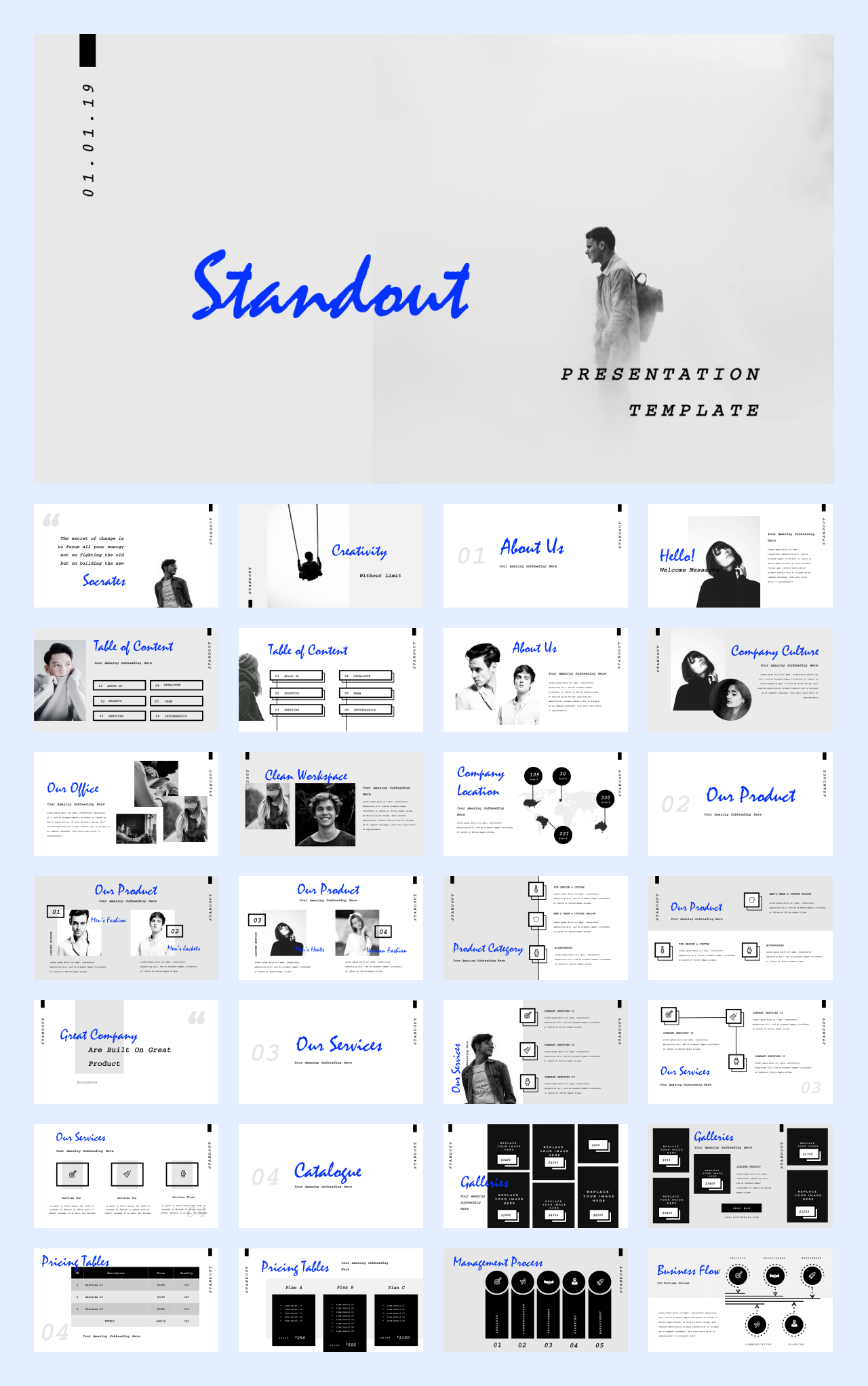 文艺时尚！22套国外文艺时尚风PPT设计