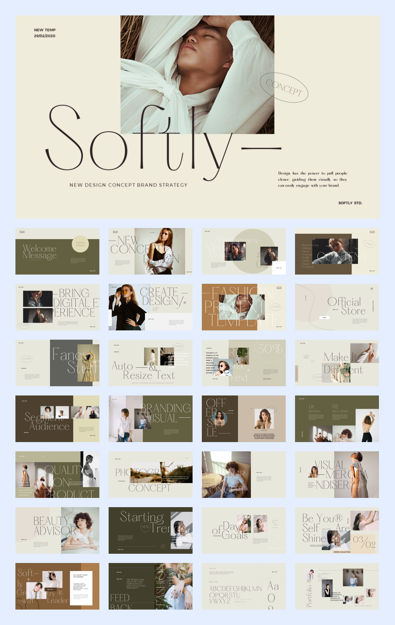 文艺时尚！22套国外文艺时尚风PPT设计