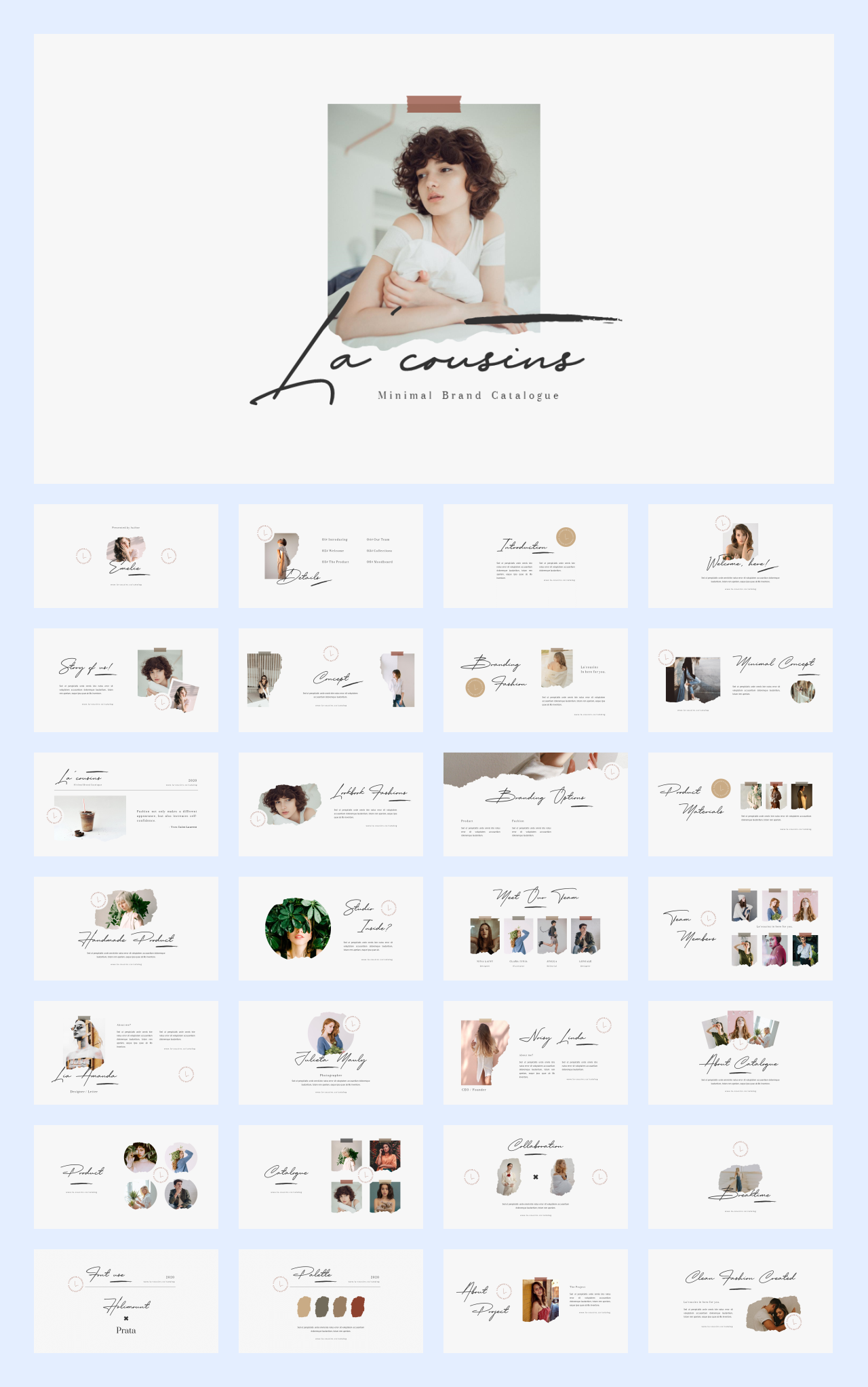 文艺时尚！22套国外文艺时尚风PPT设计