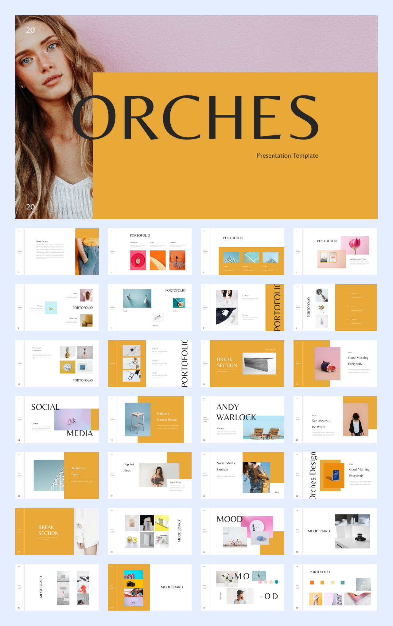 文艺时尚！22套国外文艺时尚风PPT设计