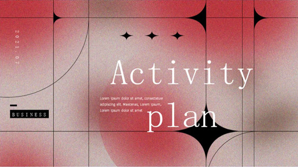 酸性设计！11套高端酸性渐变作品集PPT模版设计鉴赏