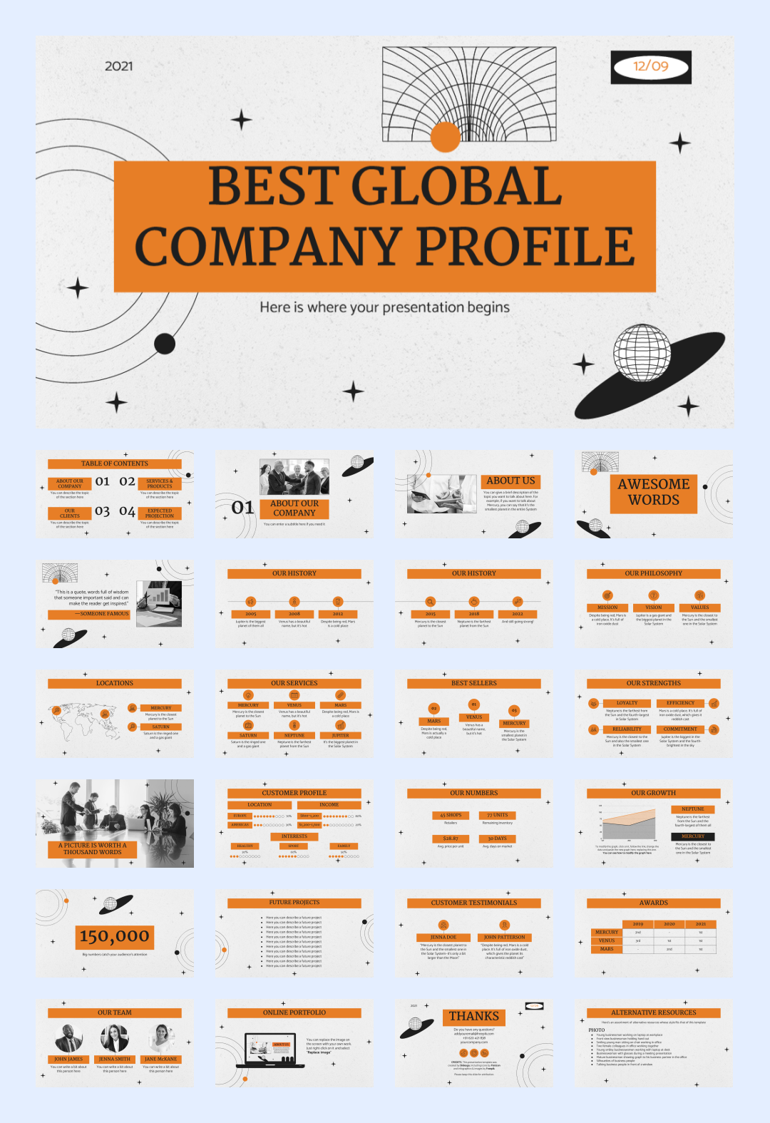 几何创意！37套几何创意风PPT模板设计鉴赏