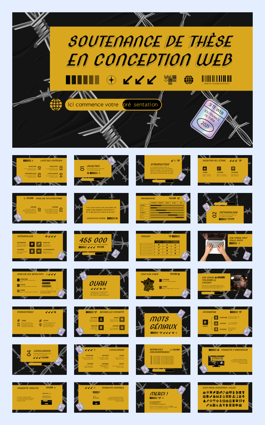 几何创意！37套几何创意风PPT模板设计鉴赏