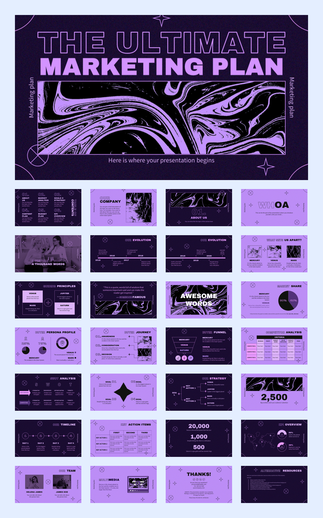 几何创意！37套几何创意风PPT模板设计鉴赏