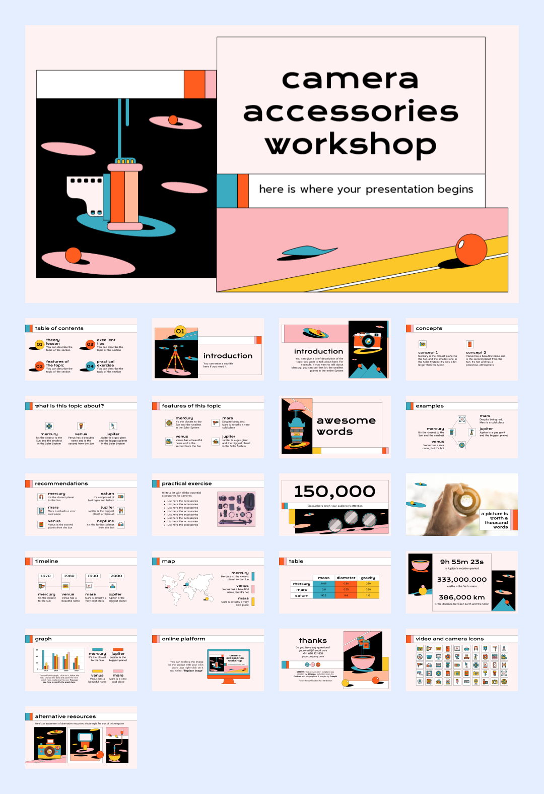 几何创意！37套几何创意风PPT模板设计鉴赏