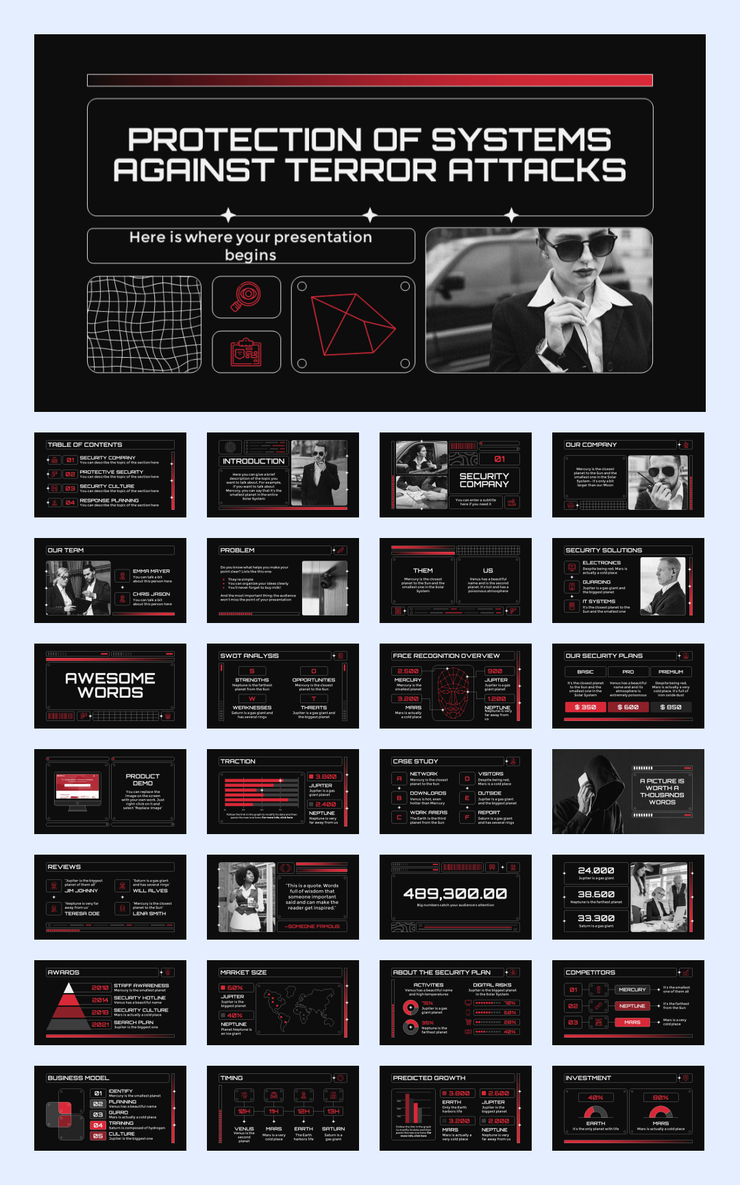 几何创意！37套几何创意风PPT模板设计鉴赏