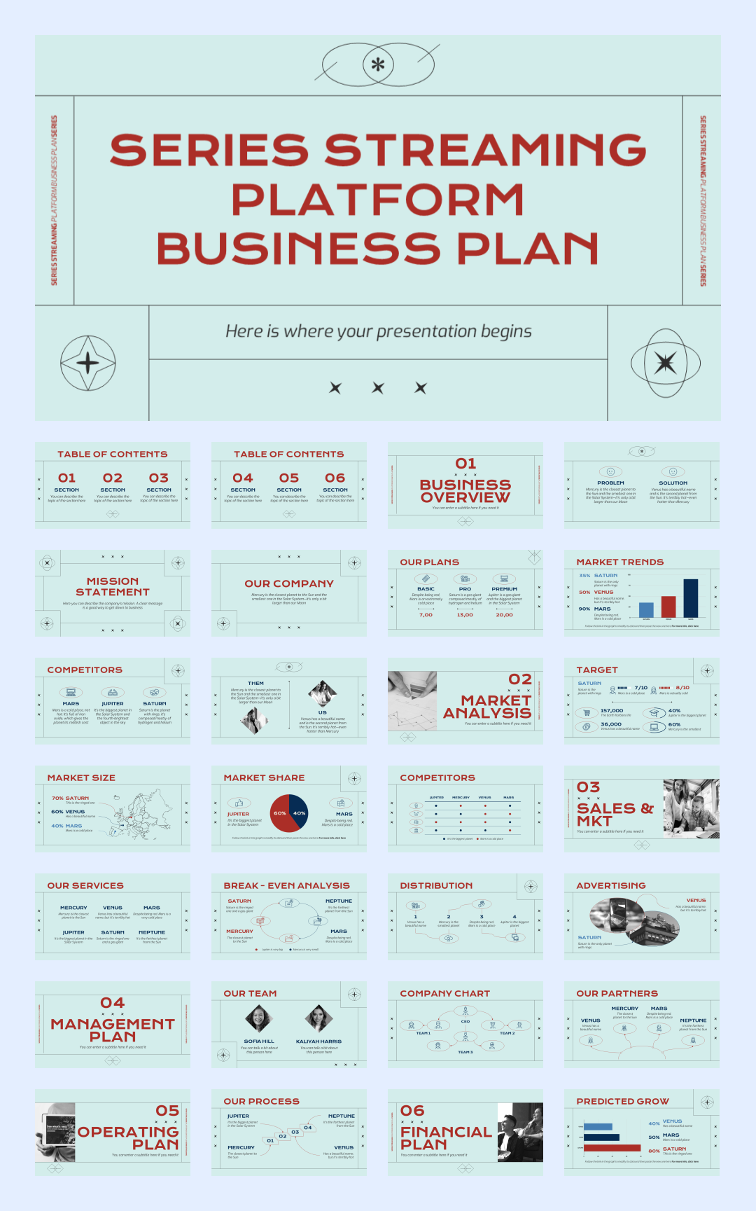几何创意！37套几何创意风PPT模板设计鉴赏