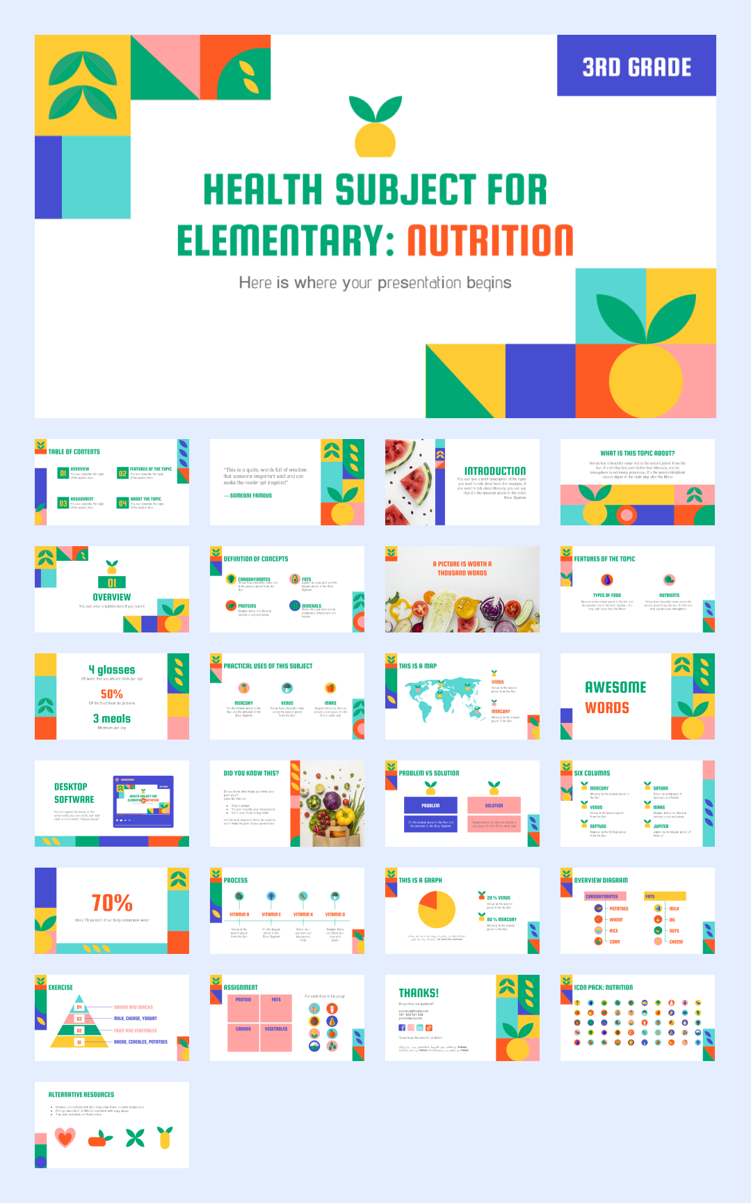几何创意！37套几何创意风PPT模板设计鉴赏
