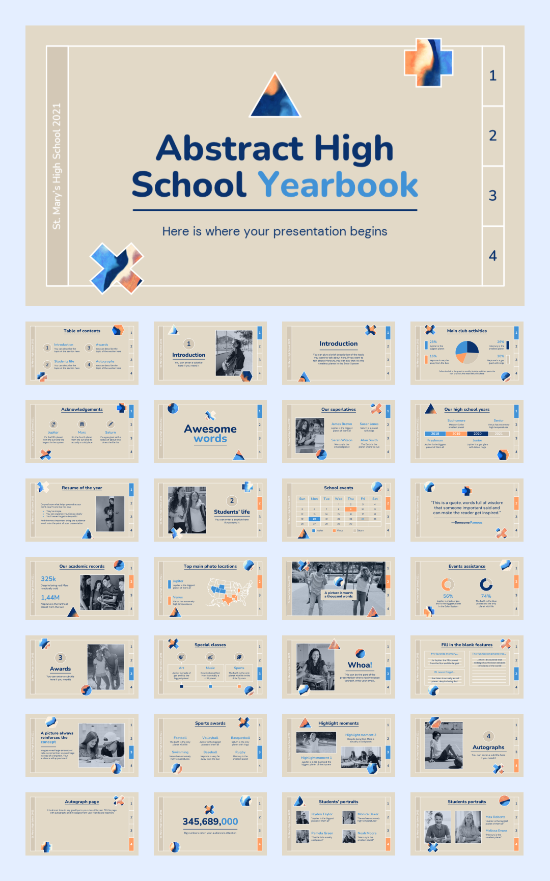 几何创意！37套几何创意风PPT模板设计鉴赏