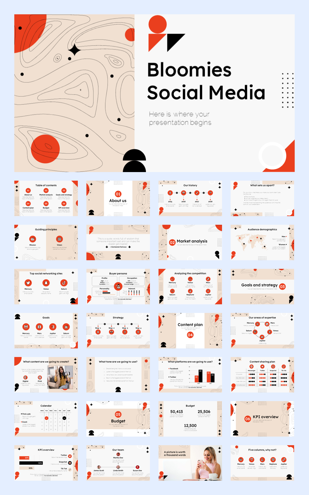 几何创意！37套几何创意风PPT模板设计鉴赏