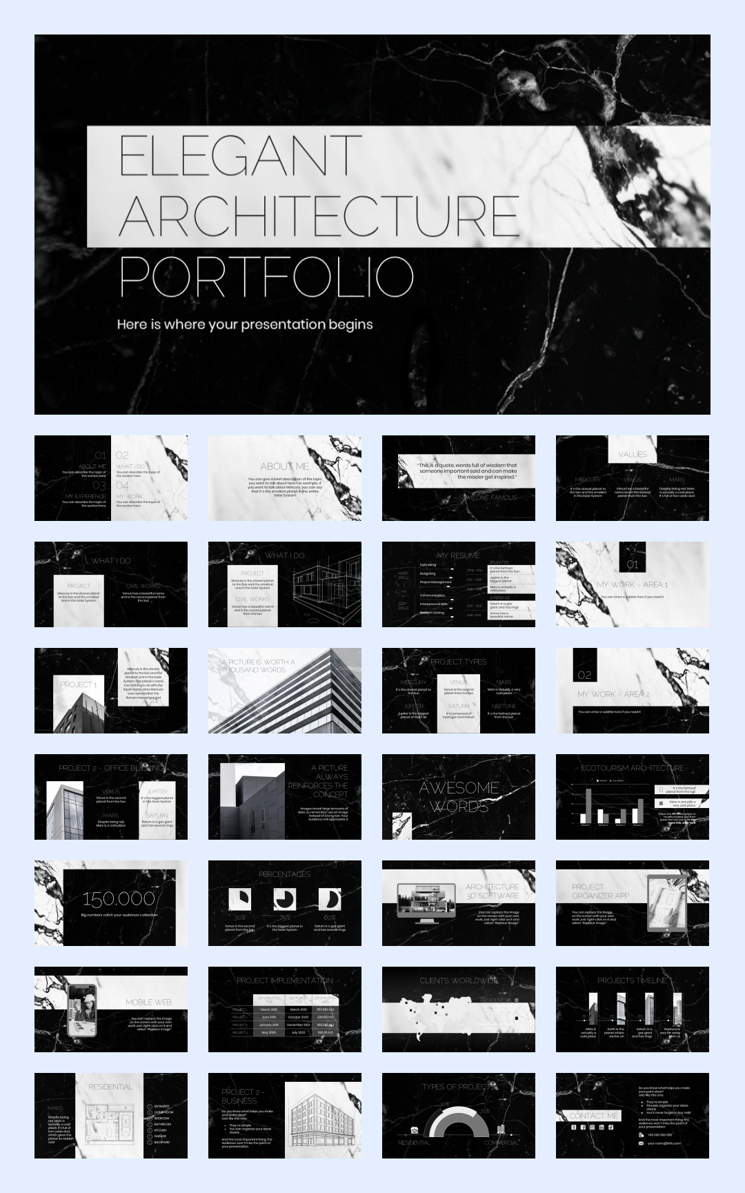 几何创意！37套几何创意风PPT模板设计鉴赏