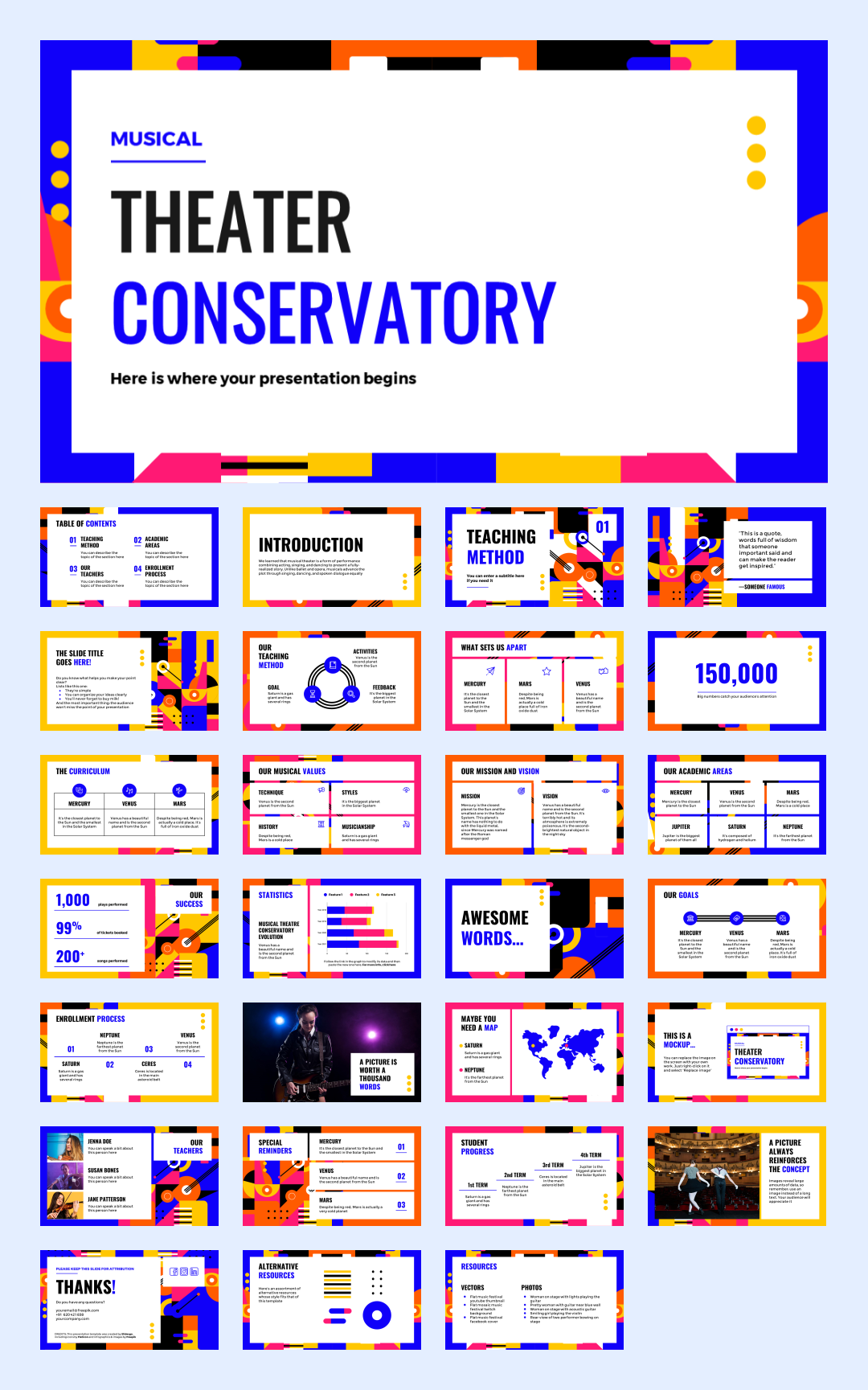 几何创意！37套几何创意风PPT模板设计鉴赏