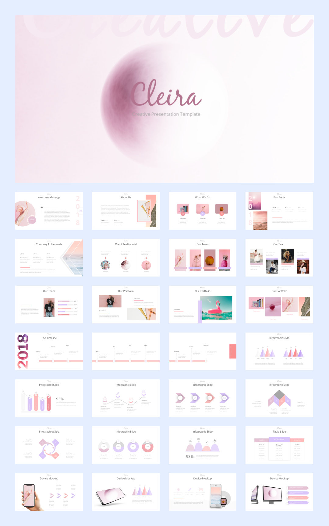 文艺艺术！20套设计感作品集PPT模板设计鉴赏[S94]