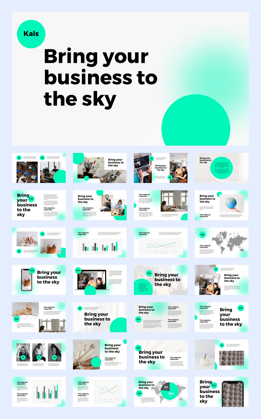 文艺艺术！20套设计感作品集PPT模板设计鉴赏[S94]